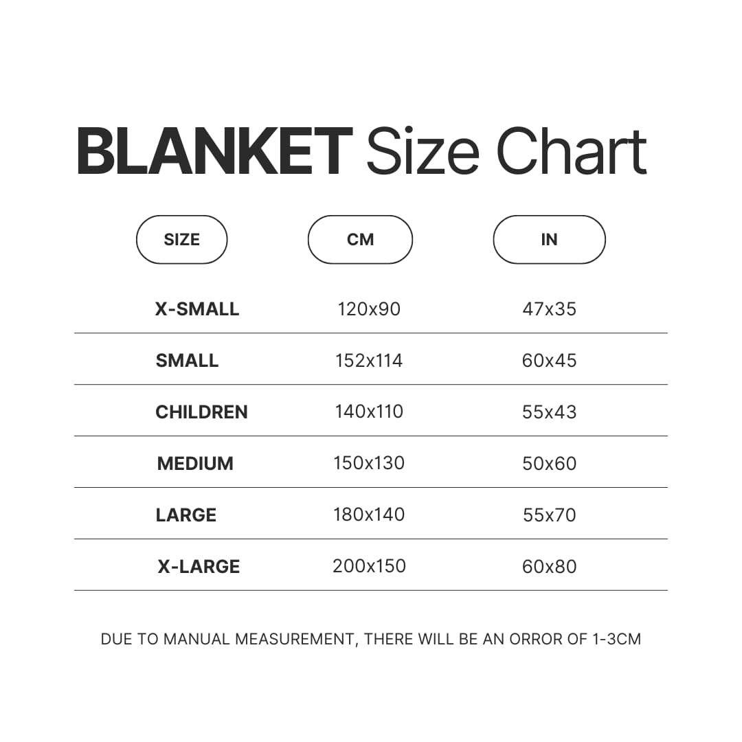 Blanket Size Chart - Raid Shadow Legends