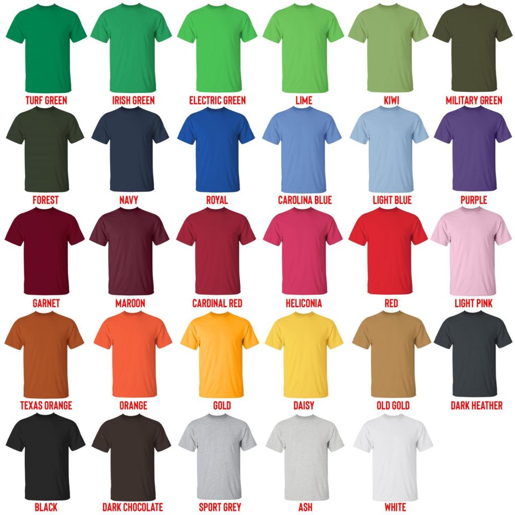 t shirt color chart - Raid Shadow Legends