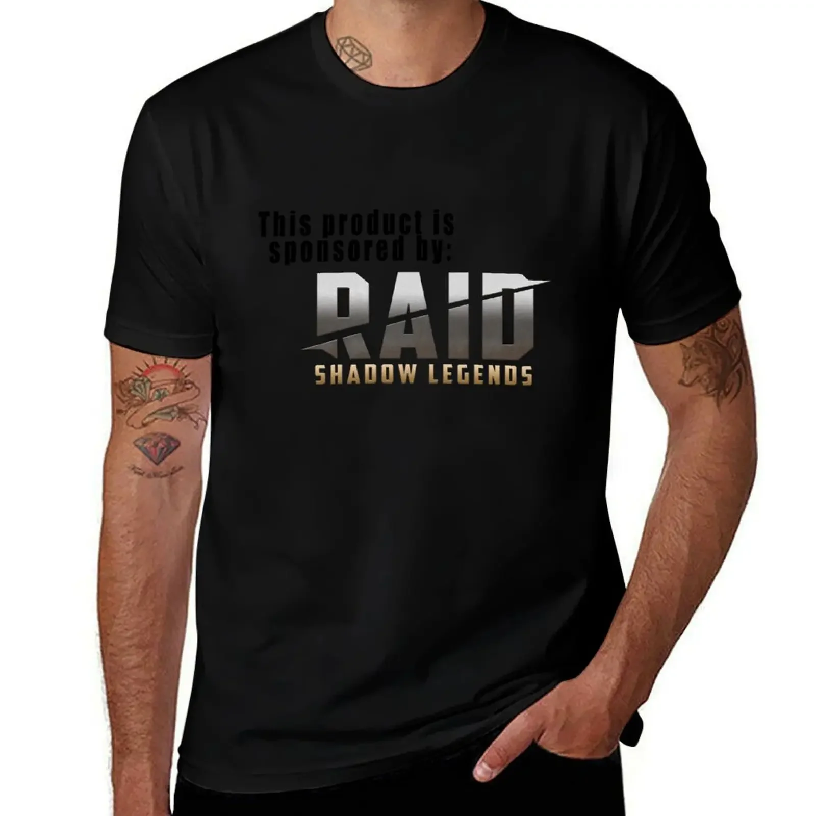 kf Sa8118dd7e5b347dc9f0a80b46c69d45eJ This product is sponsored by RAID SHADOW LEGENDS T Shirt new edition Aesthetic clothing Blouse Men - Raid Shadow Legends